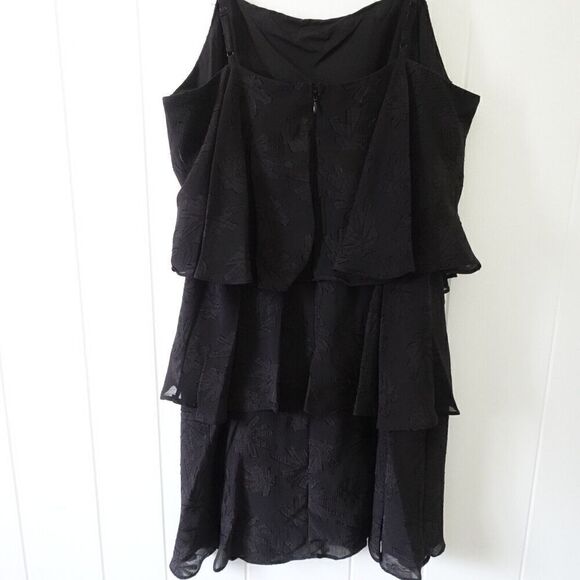 Sam Edelman Womens Dress Tiered Ruffle Mini Size Large - Picture 11 of 14